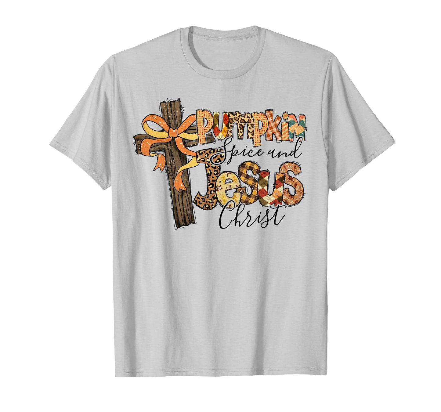 Pumpkin Spice Jesus Christ Funny Fall Thanksgiving Christian T-Shirt