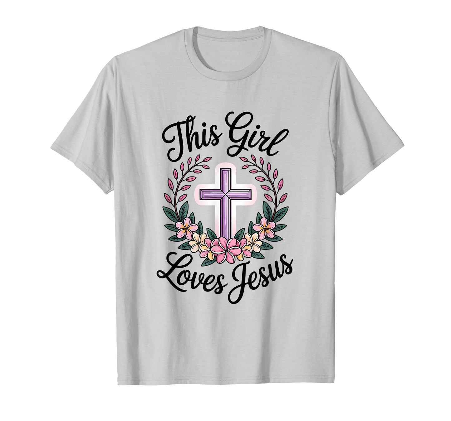 This Girl Loves Jesus Christian Girl Jesus T-Shirt