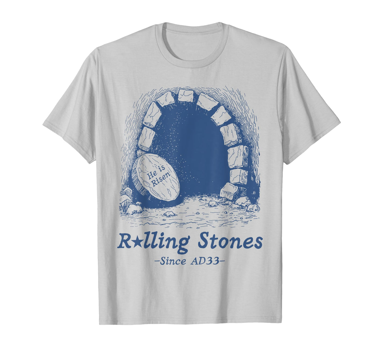 The Stone Was Rolled Away He Is Alive Retro Christian Easter T-Shirt