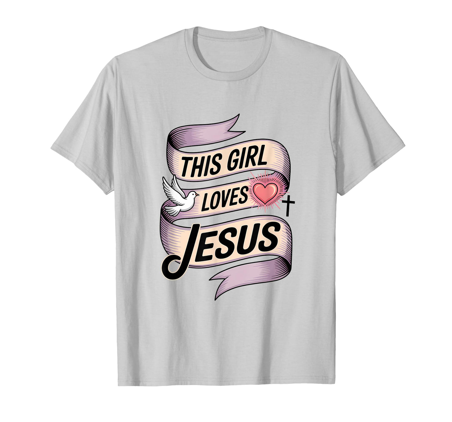 This Girl Loves Jesus Christian Girl Jesus T-Shirt