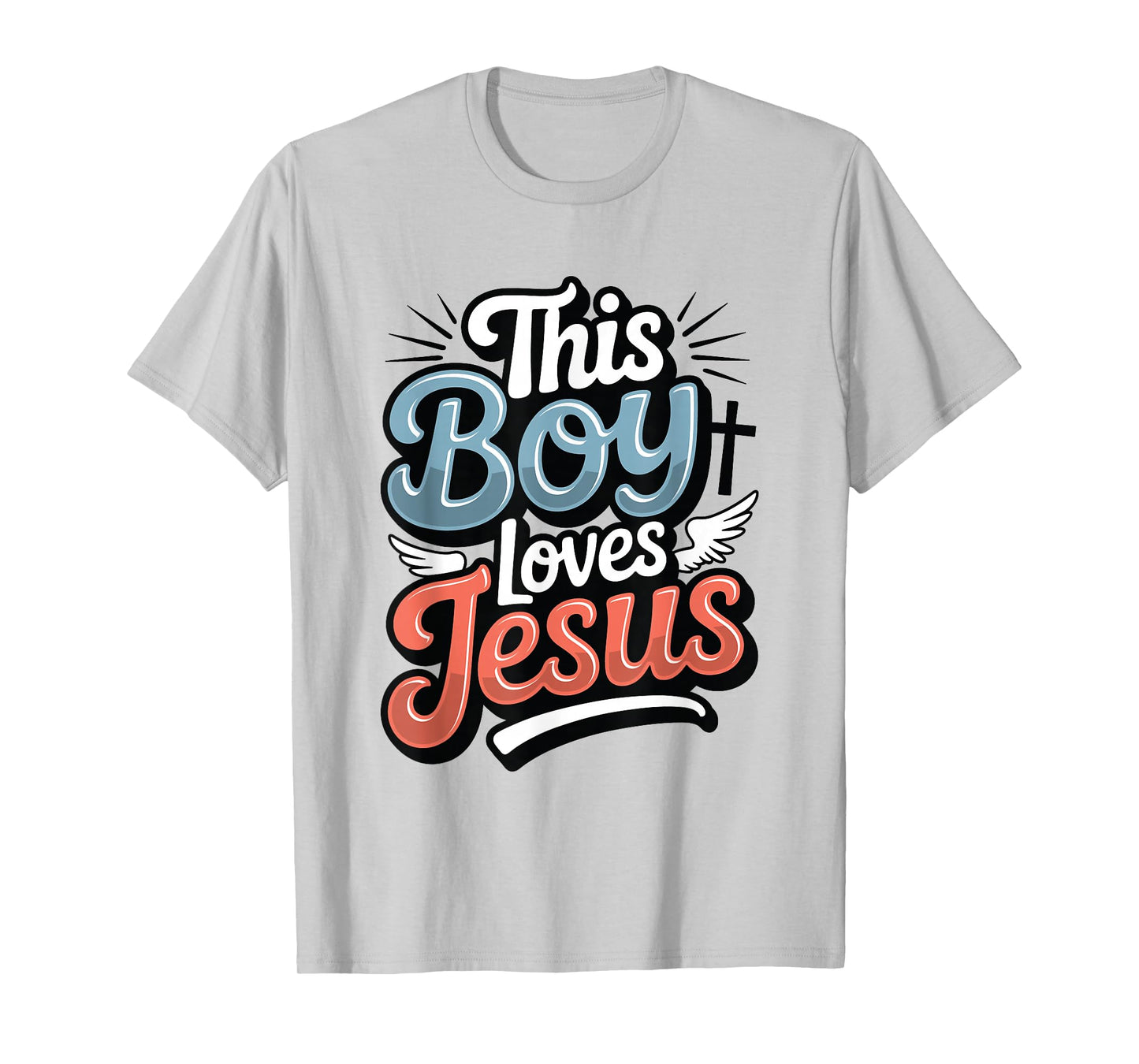Christian Faith Apparel This Boy Loves Jesus T-Shirt