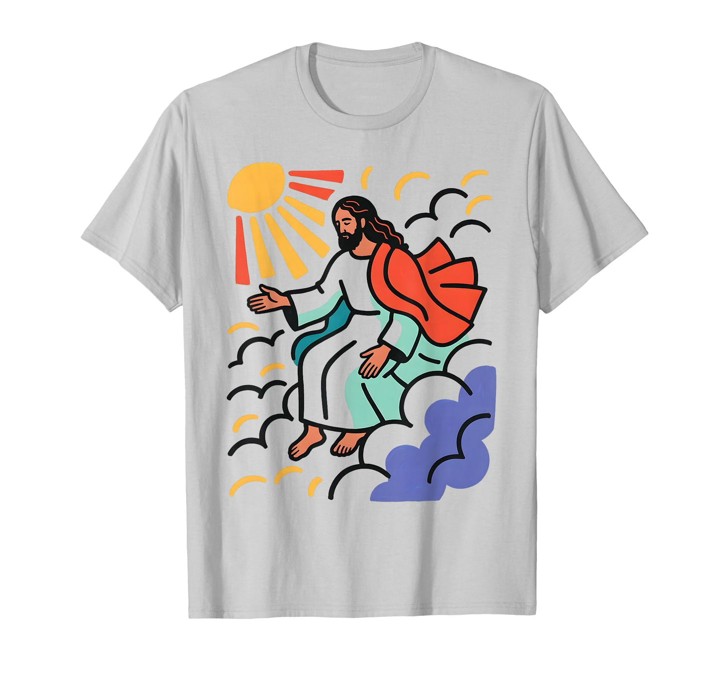 Faith Light Divine Peace Heaven Spiritual Design T-Shirt