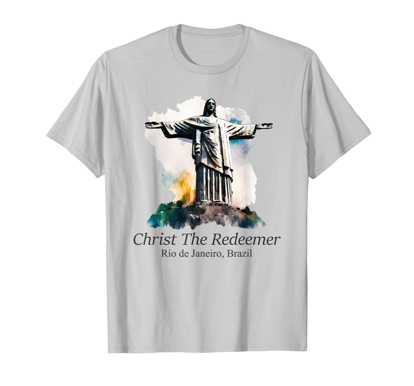 Funny Jesus Christ The Redeemer Travel Destination Graphic T-Shirt