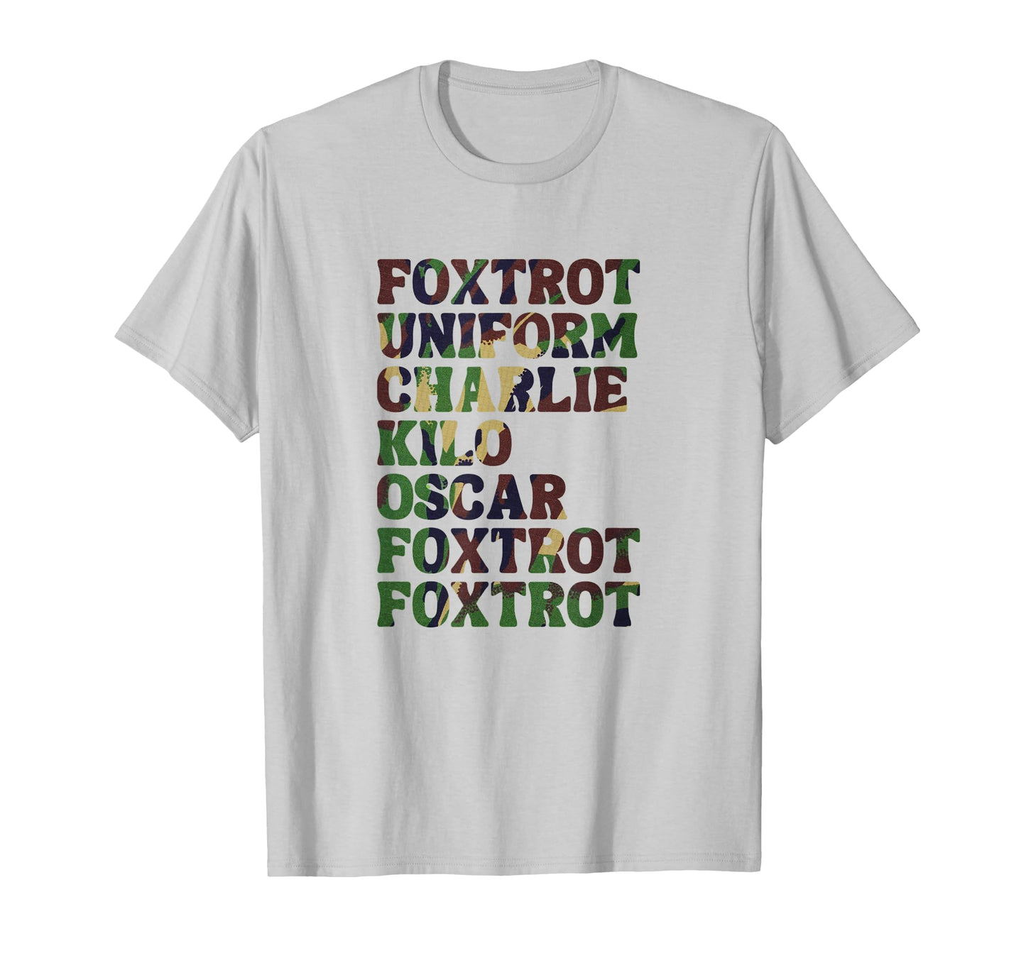 Funny Phonetic Alphabet Nato Military Police Army Tactical T-Shirt