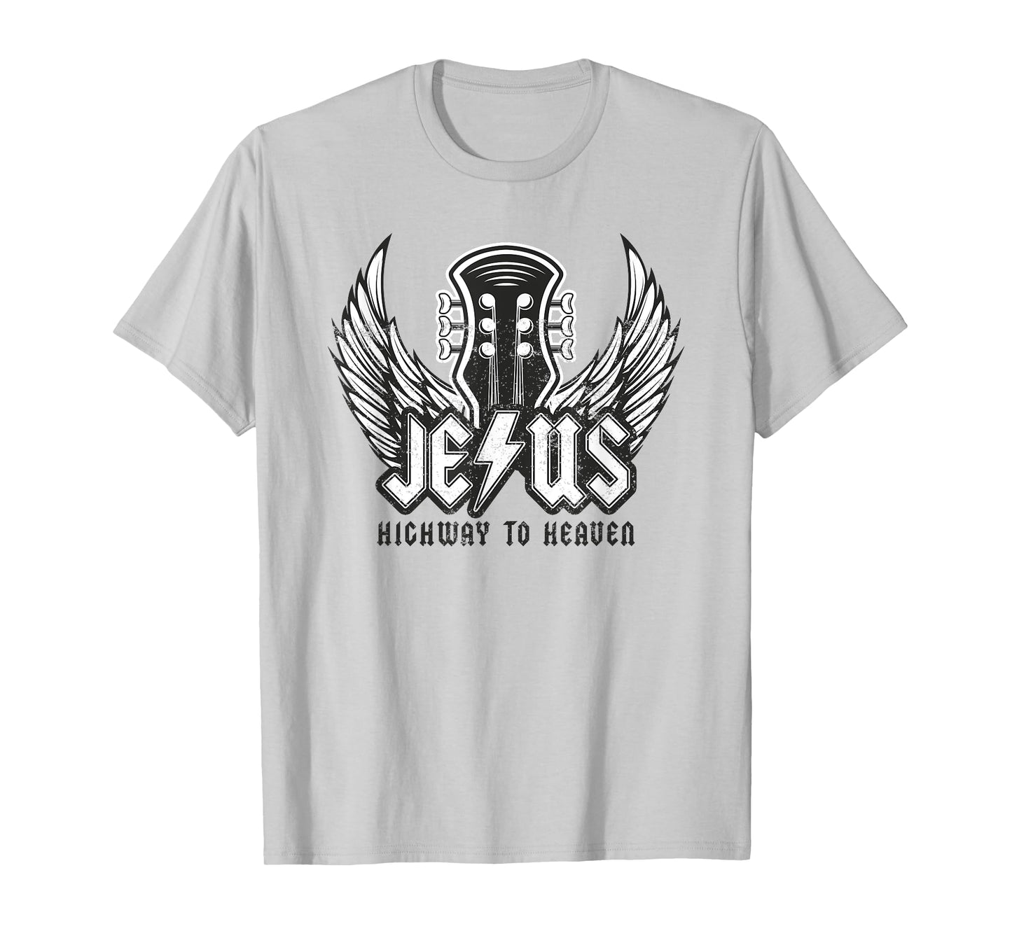 Jesus Rock and Roll Christian Music Worship Bible Verse T-Shirt