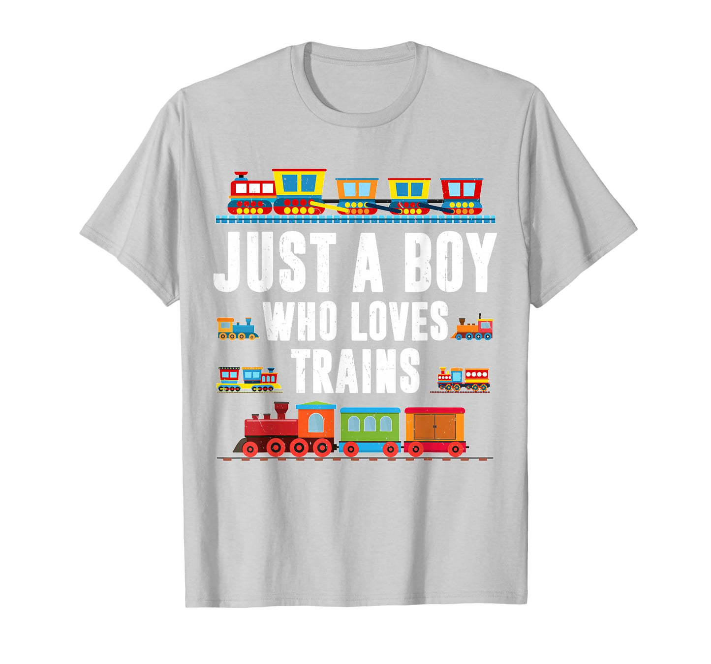 Just A Boy Who Loves Train Toddler Shirt Baby Boy Locomotive T-Shirt