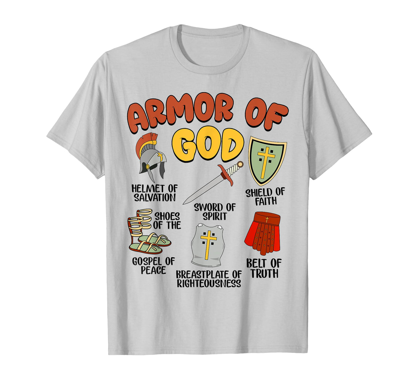 Armor of God Son Boy Christian I Love Jesus Save Bro Toddler T-Shirt