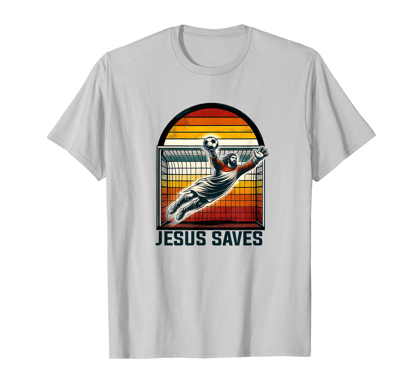 Jesus Saves Funny Soccer T-Shirt