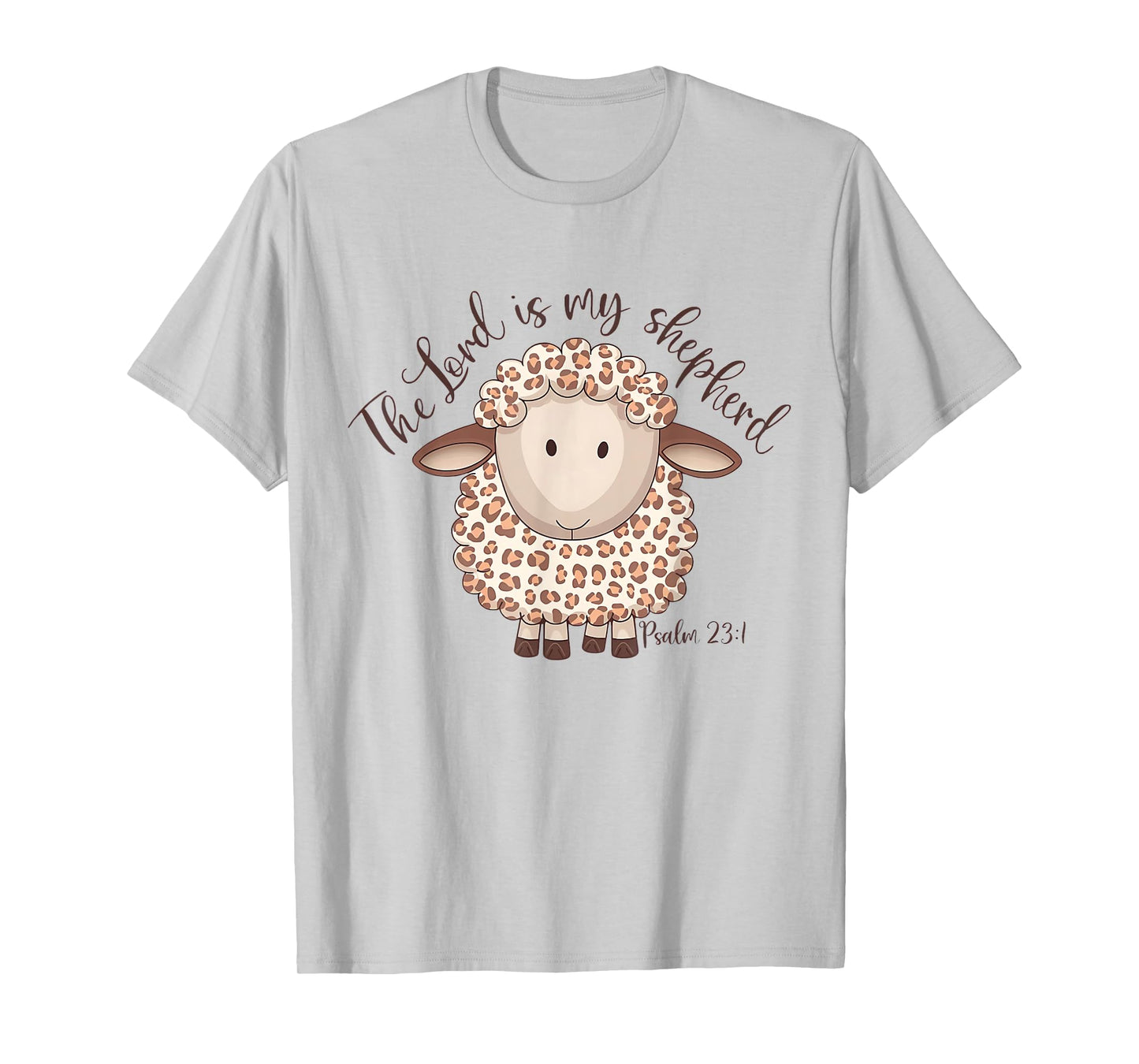 The Lord Is My Shepherd Psalm 23:1 Jesus Christian God Sheep T-Shirt