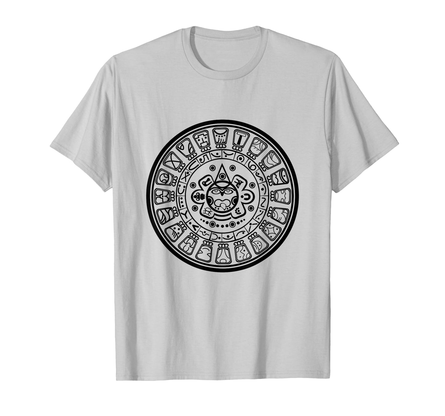 Sacred Aztec Wheel, Mayan Sun God Calendar, Maya Symbol T-Shirt