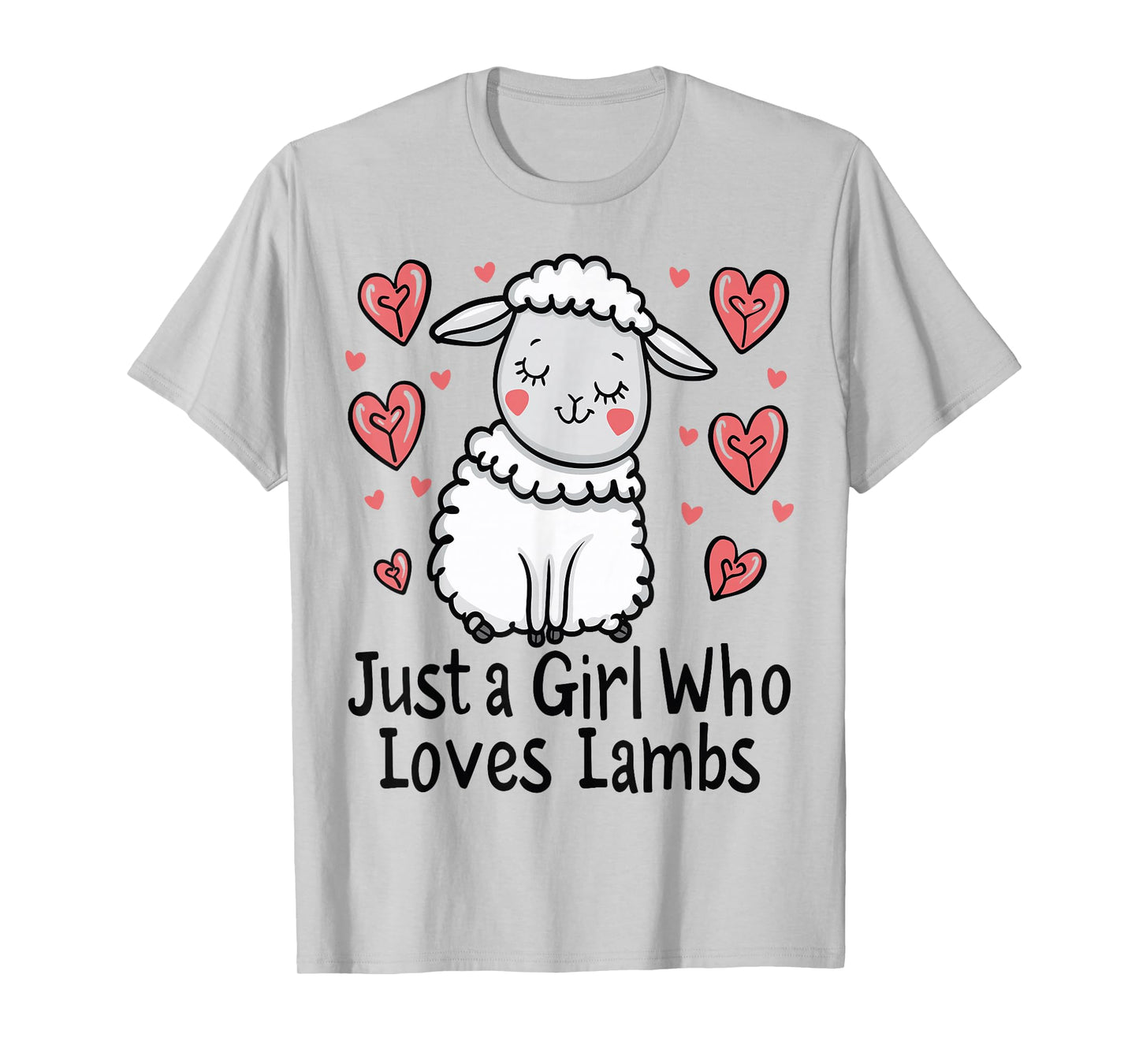 Funny Lamb Lovers Gift Just A Girl Who Loves Lambs T-Shirt