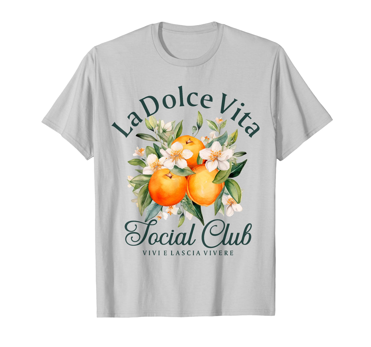 Italy La Dolce Vita Social Club Italian Summer T-Shirt
