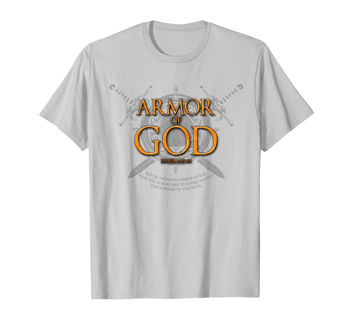Armor of God Christian Gift Bible Quote T-Shirt Clothing