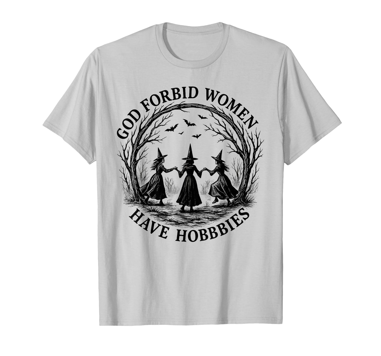 Vintage Witches Halloween Feminism T-Shirt