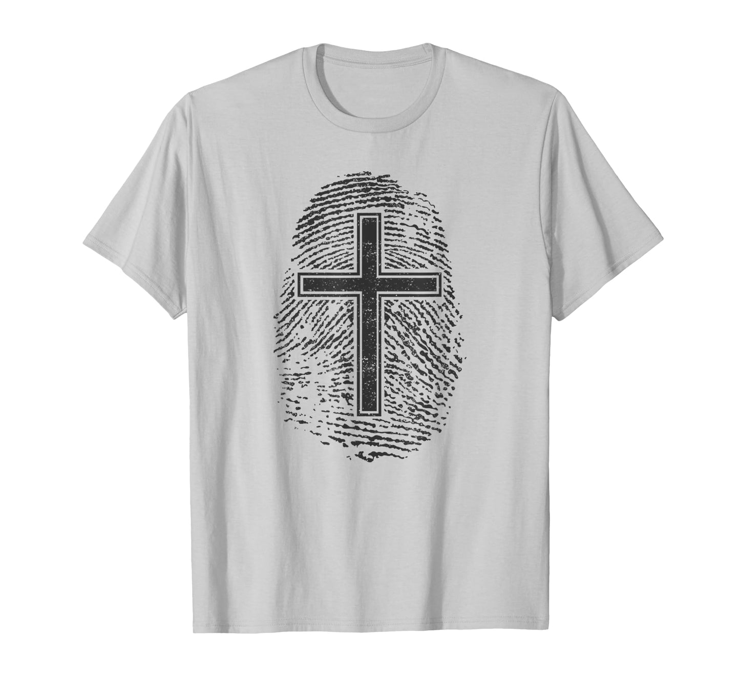 FingerPrint Christian Thumbmark Cross Christian Identity T-Shirt