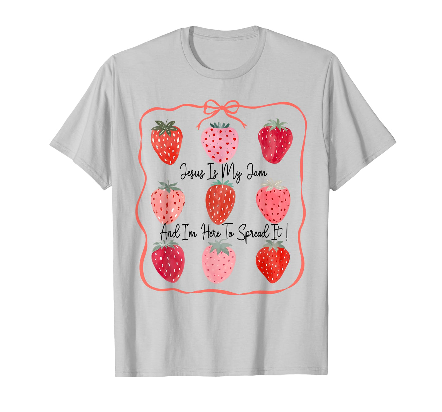 Jesus Is My Jam Christian Faith Religious Bible Verse T-Shirt