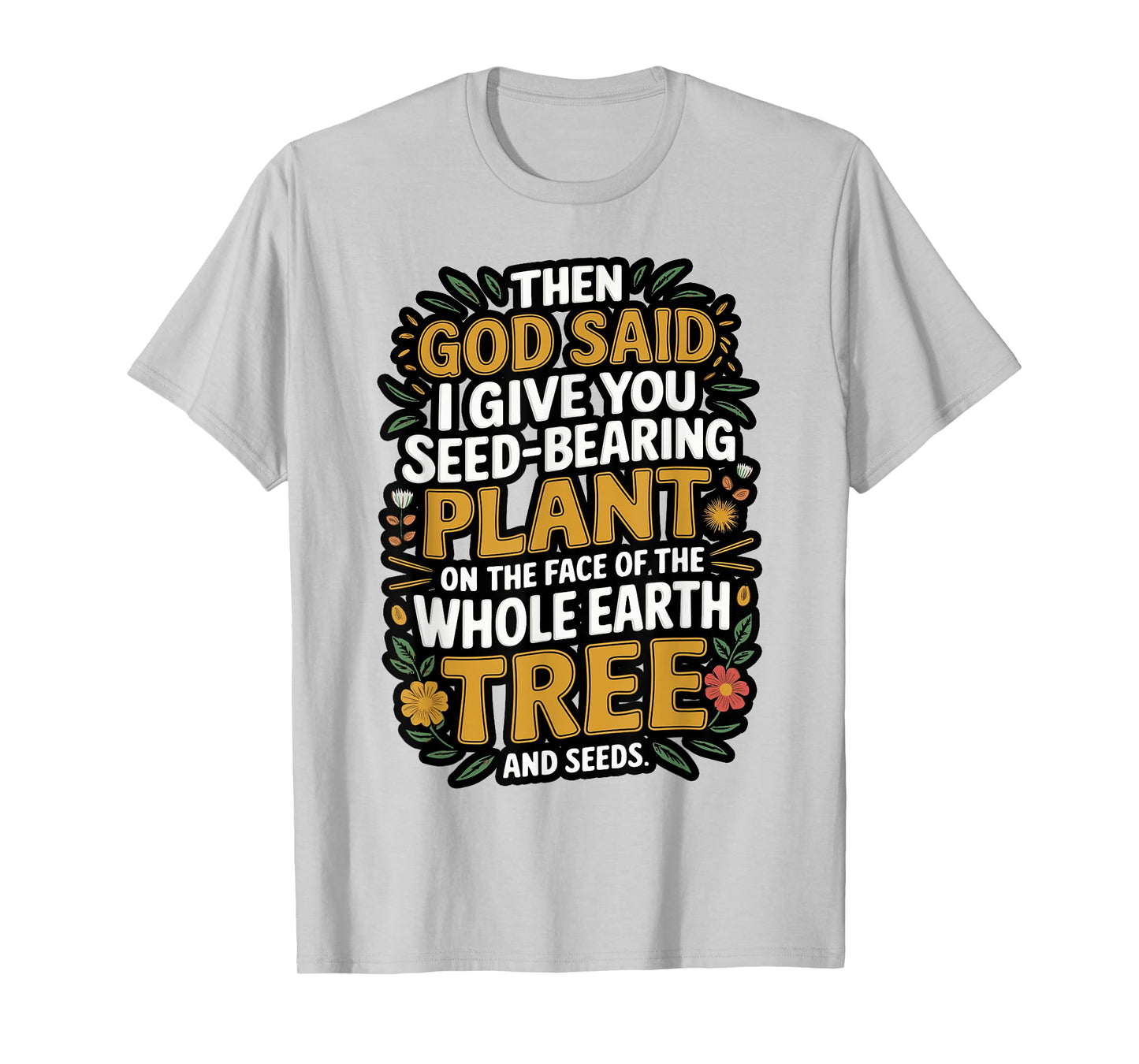 Genesis 1:29 Plant Based Diet Vegan Bible Verse T-Shirt