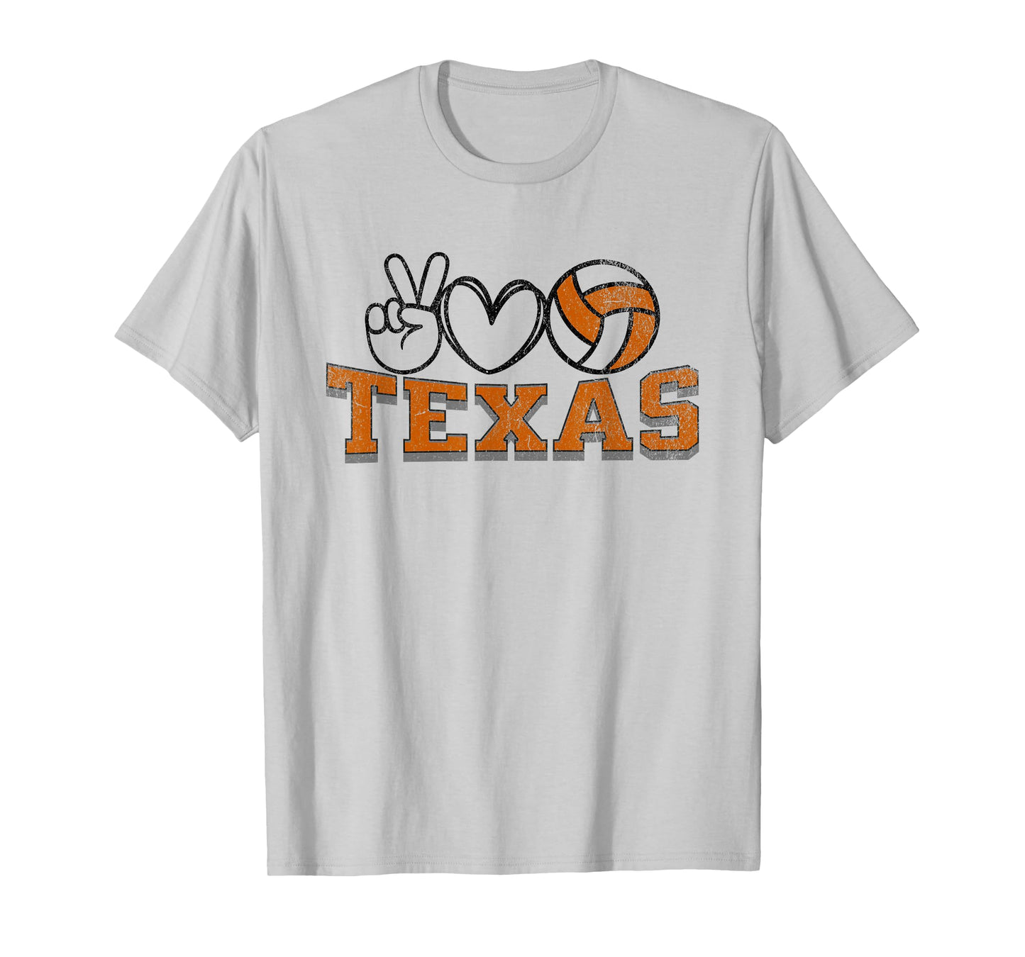 Peace Love Volleyball - Texas Women Teen Girls Tween Players T-Shirt