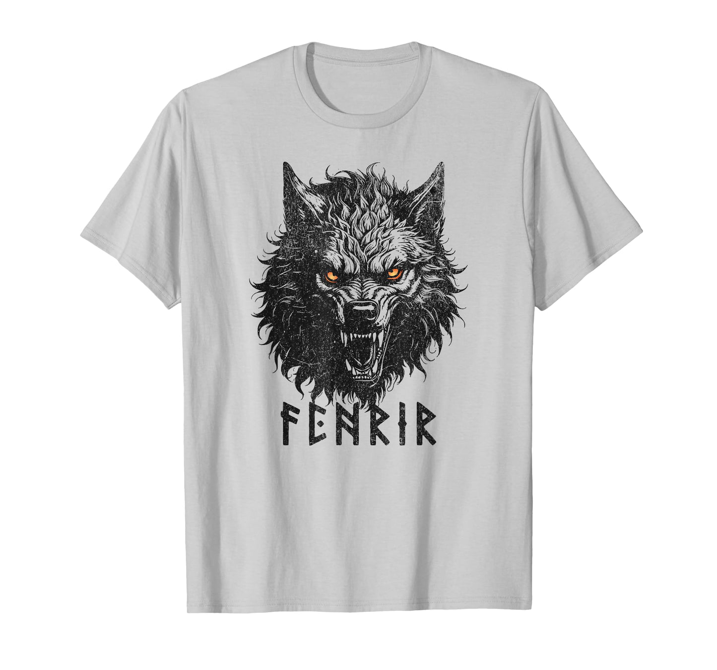 Fenrir Wolf Of Odin Old Norse Mythology Viking Celtic Fenris T-Shirt