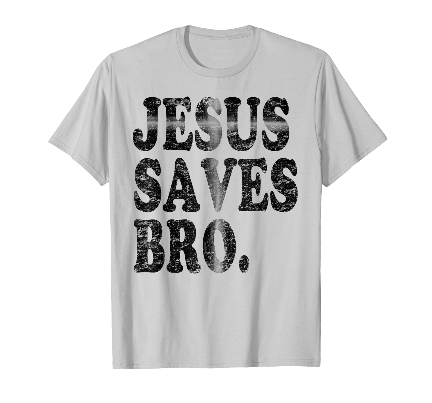Jesus Saves Bro Vintage Hidden Christian Cross T-Shirt