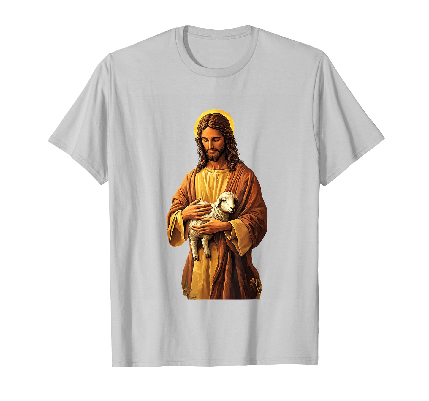 Jesus Holding Lamb Good Shepherd T-Shirt