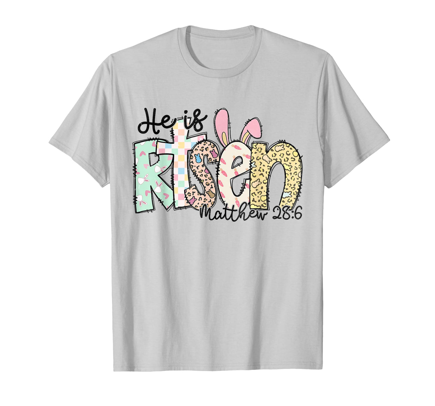 He Is Risen Christian Easter Jesus Gifts for Women and Kids T-Shirt