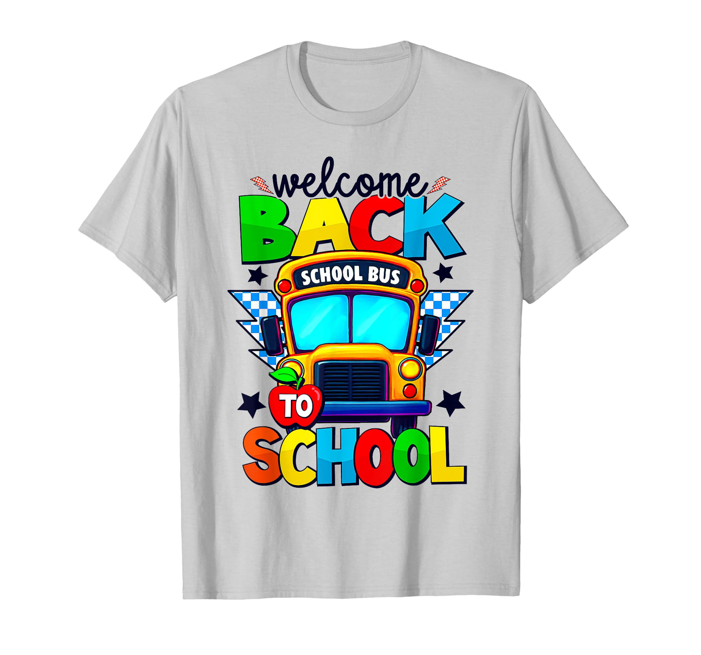 Welcome Back To School Bus Happy First Day Of School Student T-Shirt