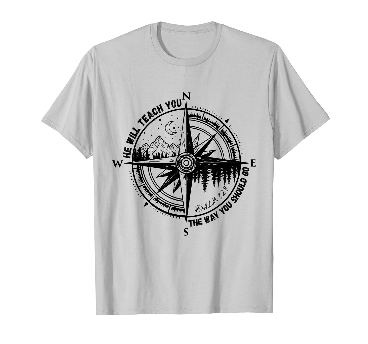 He Will Teach You The Way You Should Go Bible Verse Jesus T-Shirt