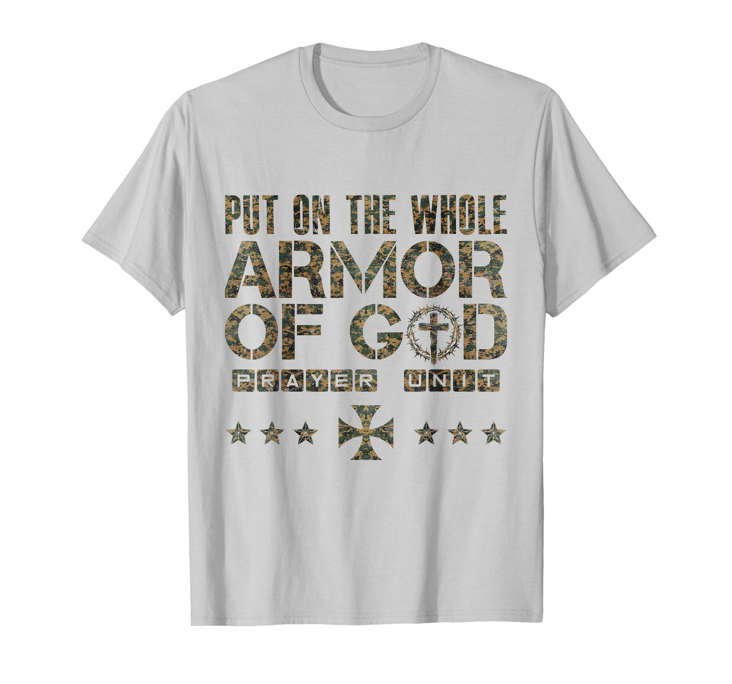 Faith Religious Put On The Whole Armor Of God T-Shirt
