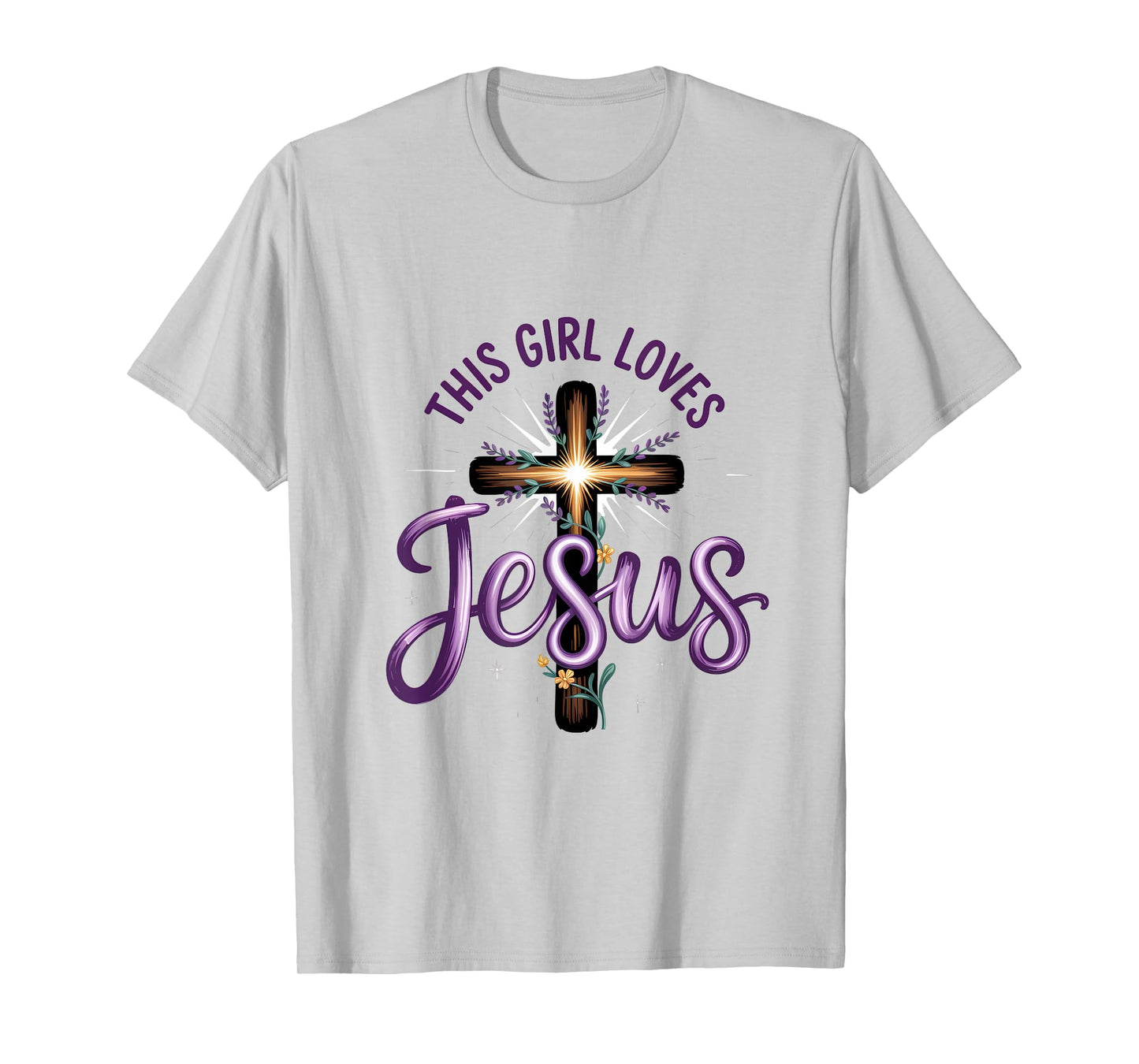 This Girl Loves Jesus Christian Girl Jesus T-Shirt