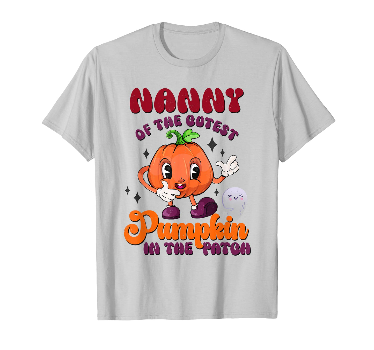 Nanny Of The Cutest Pumpkin In The Patch Halloween Fall T-Shirt