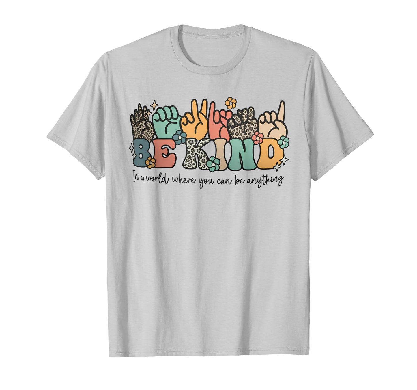 ASL Be Kind Sign Language Deaf Awareness T-Shirt