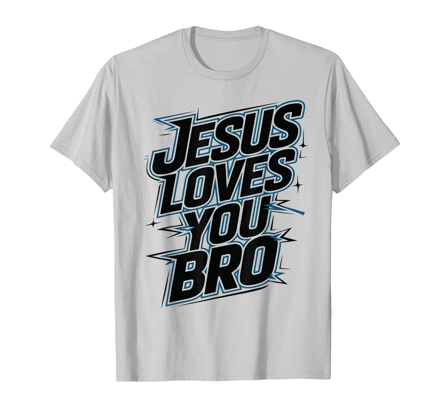 Youth Boy Jesus Loves You Bro Funny Christian Godson Toddler T-Shirt