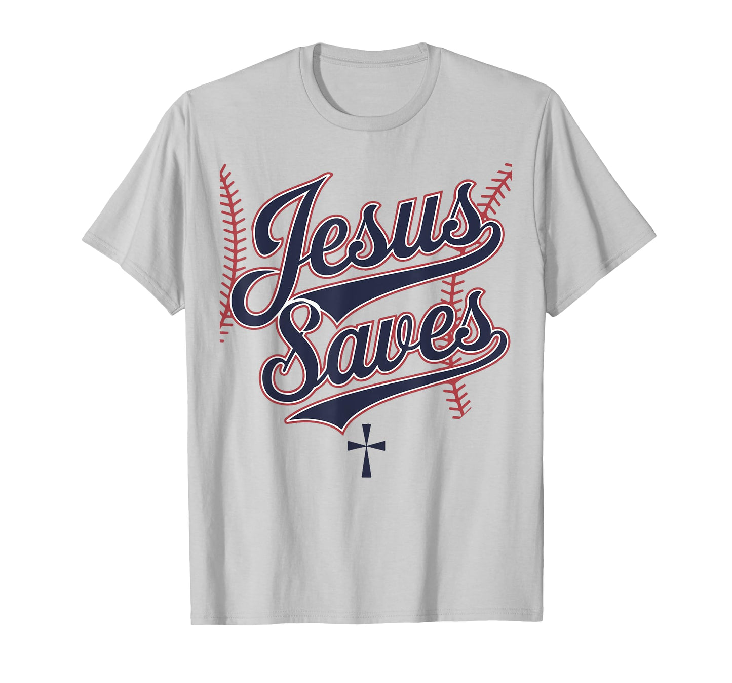 Christian Jesus Saves Bro Baseball Boy Youth I You Love God T-Shirt