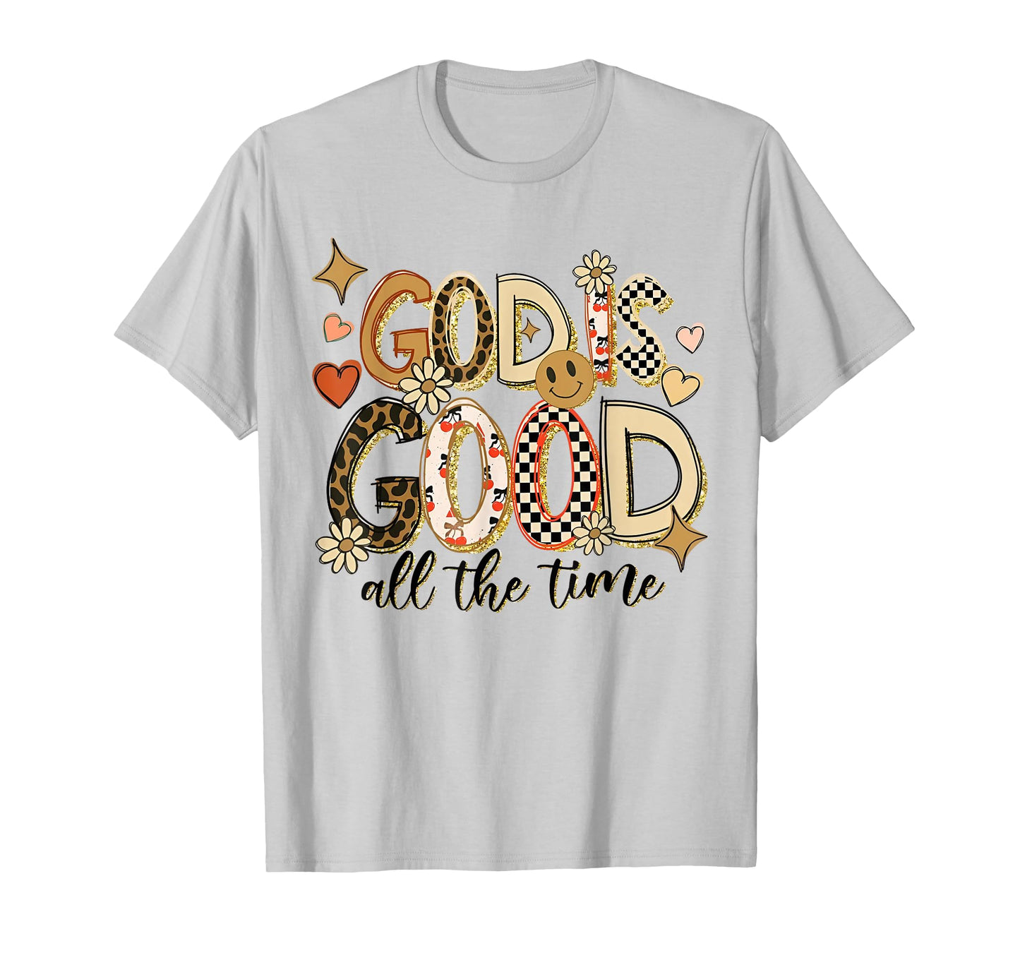 God is Good All The Time Christian Vintage Jesus Lover T-Shirt