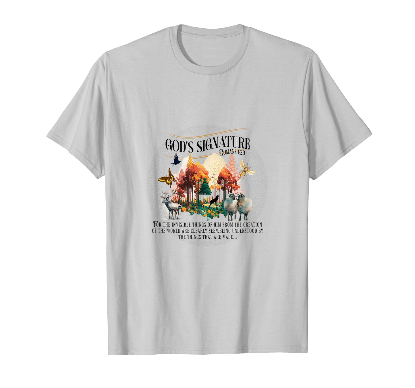 Christian Women’s Nature Scripture. Romans 1:20 Graphic T-Shirt