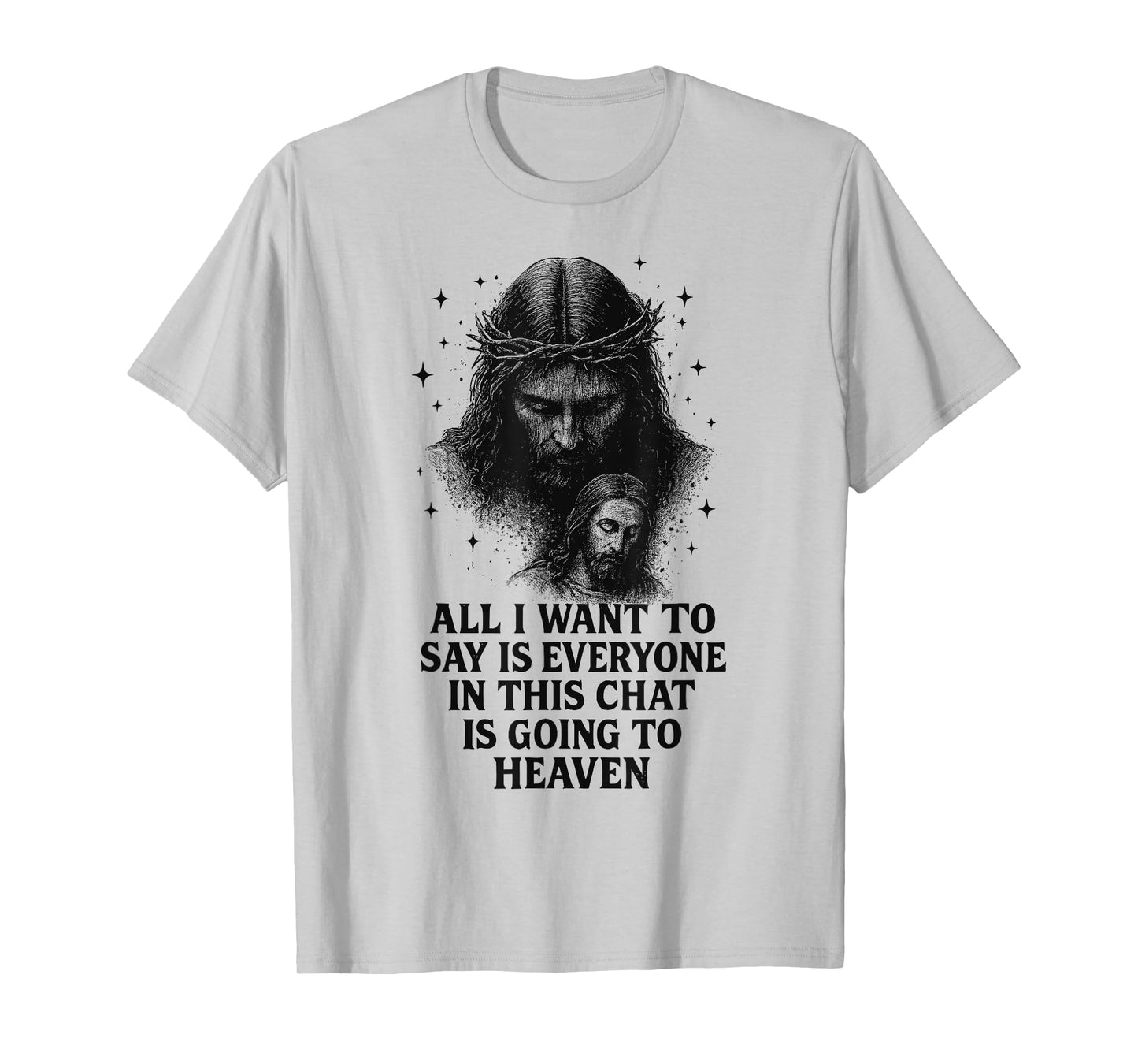 Jesus Crown of Thorns Religious Christian T-Shirt