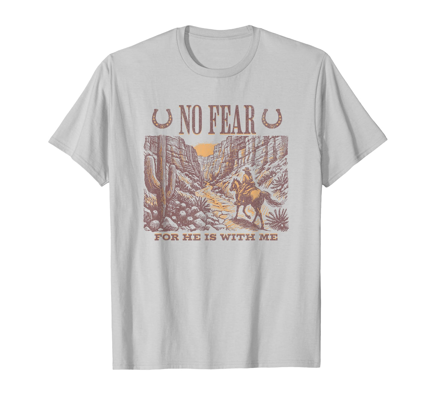 Cowboy Bible Scripture Verse Western Jesus For Mens Faith T-Shirt
