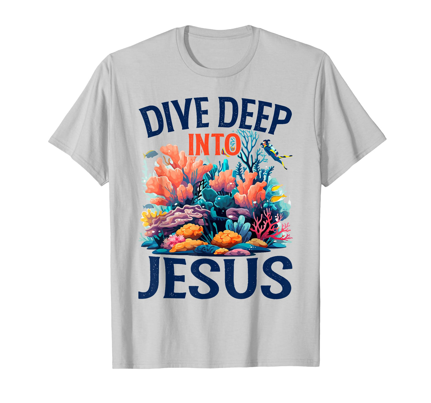 Dive Deep Into Jesus VBS Scuba Diving Underwater Bible 2025 T-Shirt