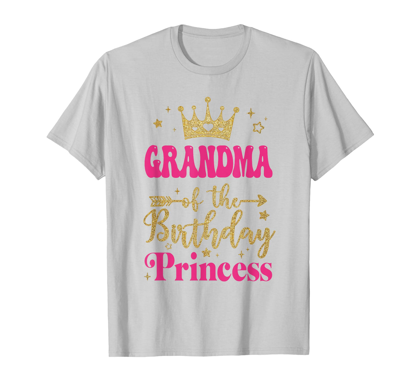 Grandma Of The Birthday For Girl 1St Birthday Princess Girl T-Shirt