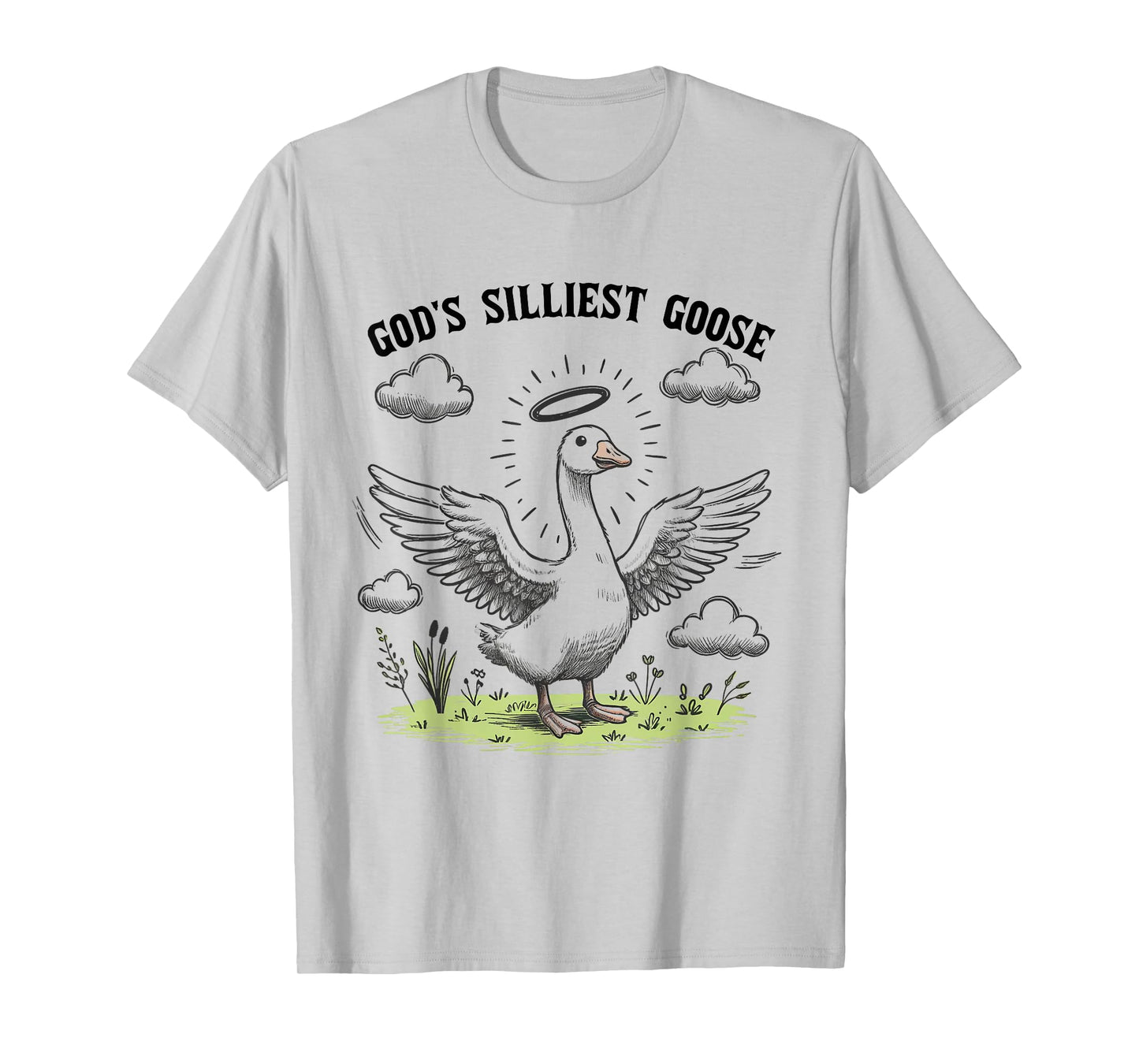 God's Silliest Goose Funny Duck Christian Men Women Kids T-Shirt