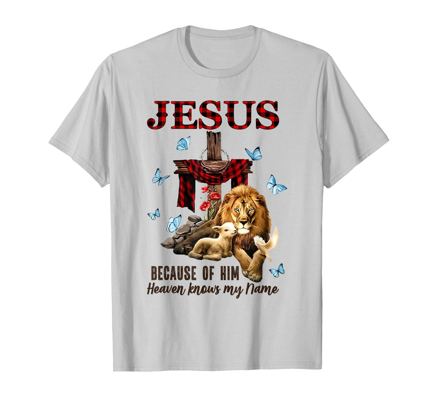 FAITH Jesus Lion Lamb Heaven Know My Name T-Shirt