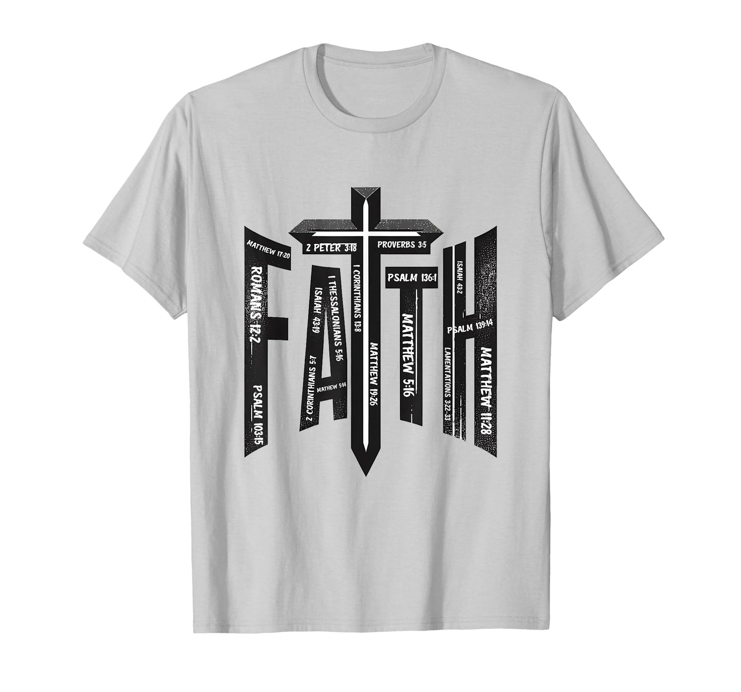 Christian Faith Bible Verses Religious Beliefs T-Shirt