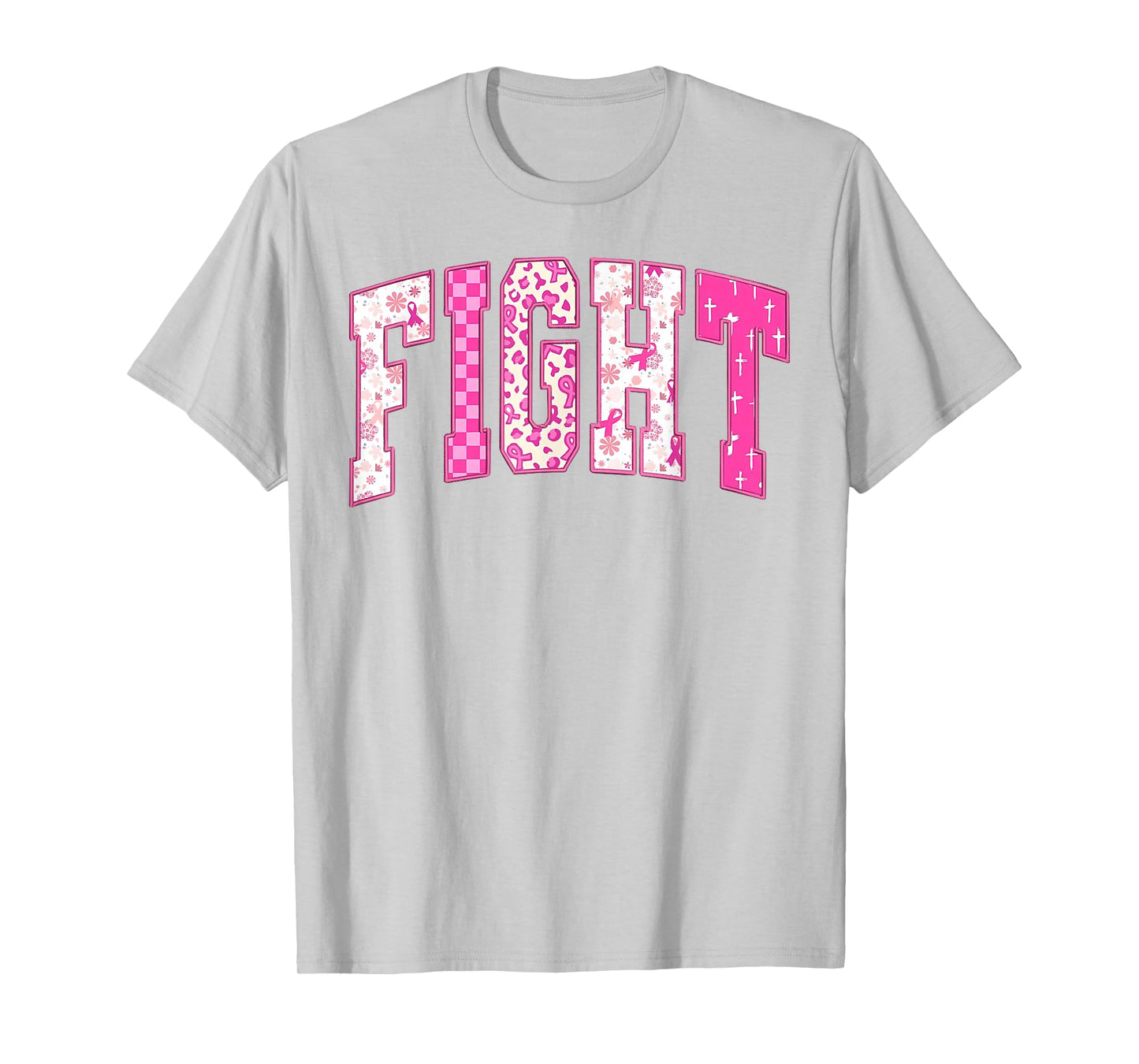 Breast Cancer Christian Fight Hope Faith Love Matching Group T-Shirt