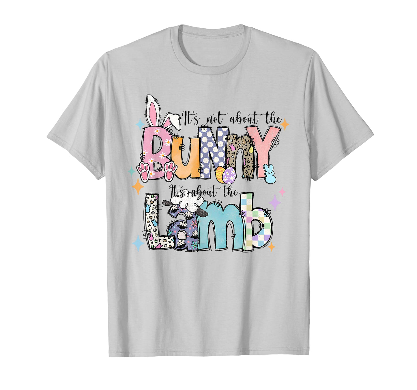 It's Not About The Bunny Christian Jesus Lamb Bible Easter T-Shirt