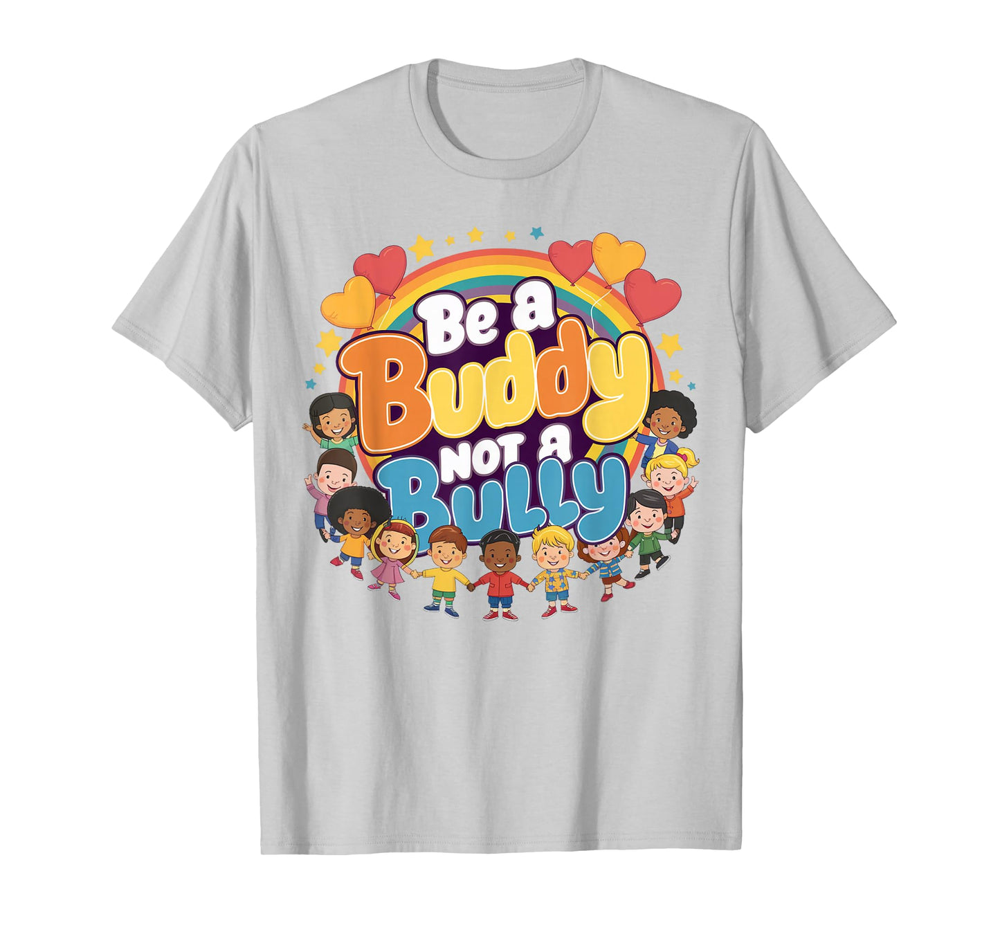 Unity Day Orange Day Be a Buddy Not a Bully Kids Boys Girls T-Shirt