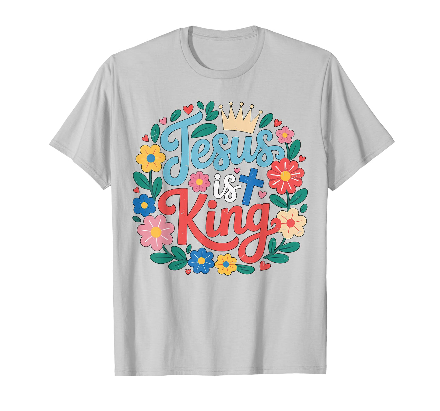 Toddler Girl Jesus Is King Boho Christian God Sister Mom Kid T-Shirt
