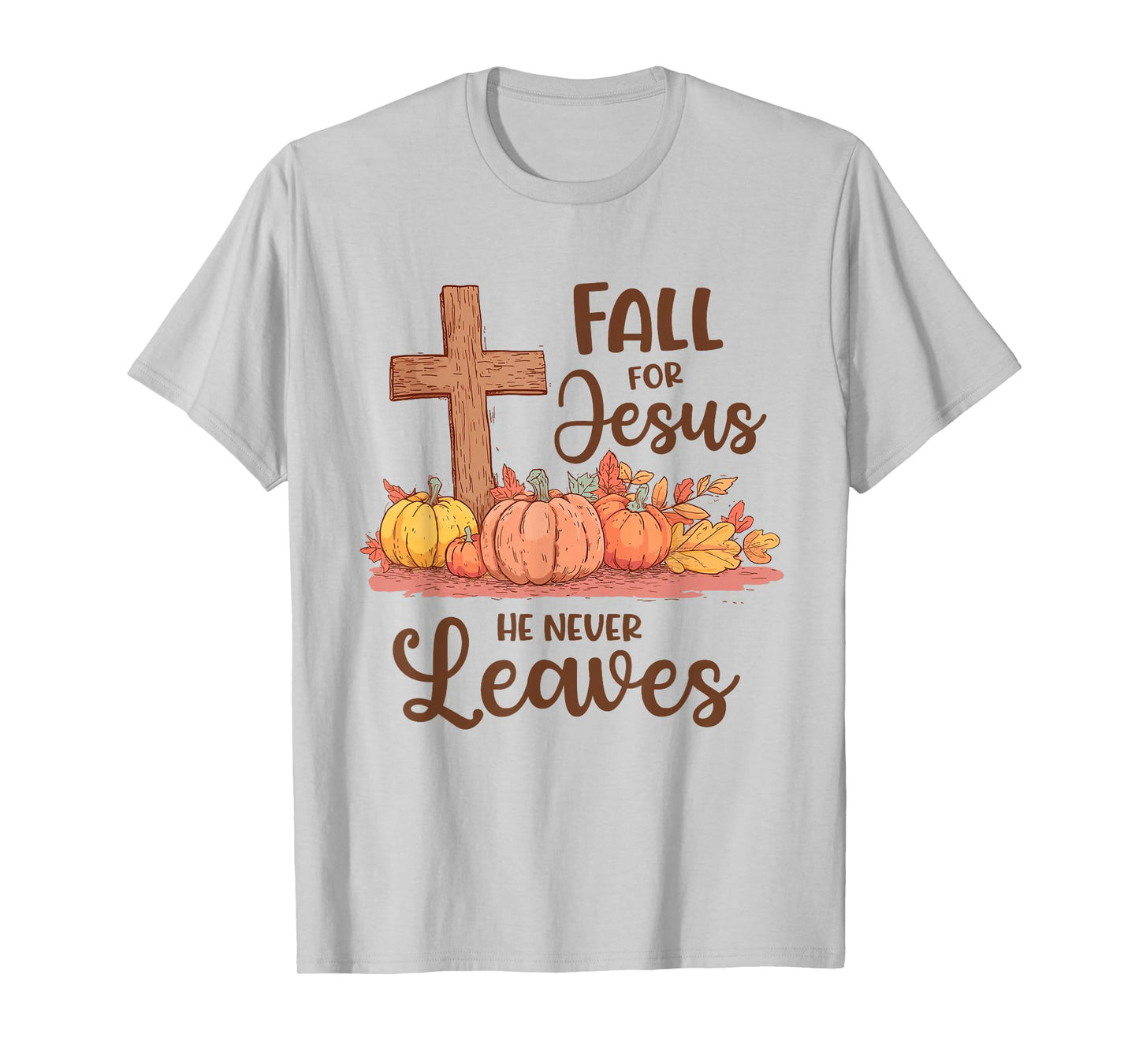 Christian Pumpkin Cross T-Shirt