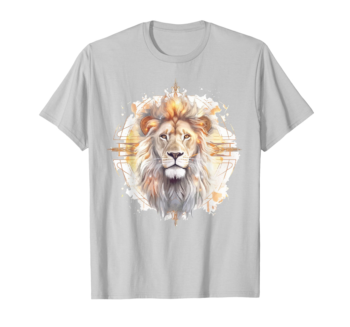 Lion of Judah Shirt Men Fathers Day Christian Religious Dad T-Shirt
