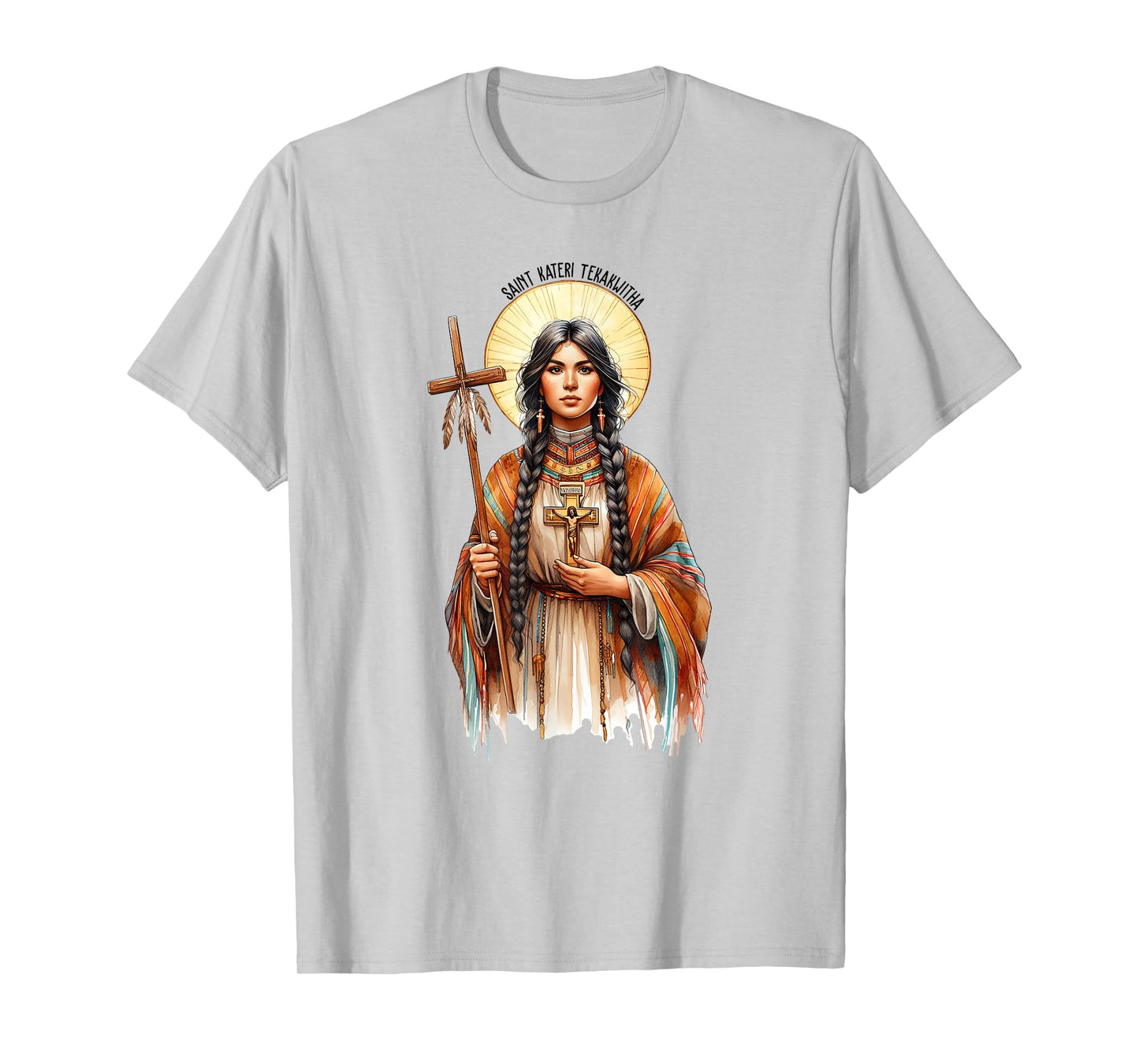 Catholic Saint Kateri Tekakwitha Lily Of The Mohawks Faith T-Shirt